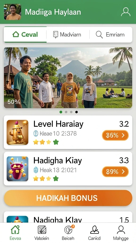 9399slot - Screenshot 1 menampilkan tampilan utama permainan slot dengan berbagai pilihan tema.